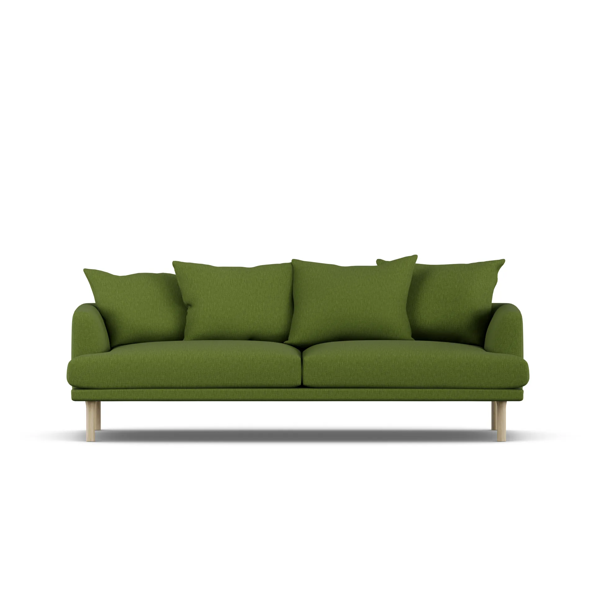 Sjövik Sofa, Luiza Green 3975-Eiche weiß geölt, 3-sitzig 1898