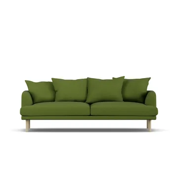 Sjövik Sofa - Luiza Green 3975-Eiche weiß geölt, 3-sitzig - 1898
