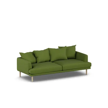 Sjövik Sofa - Luiza Green 3975-Eiche weiß geölt, 3-sitzig - 1898