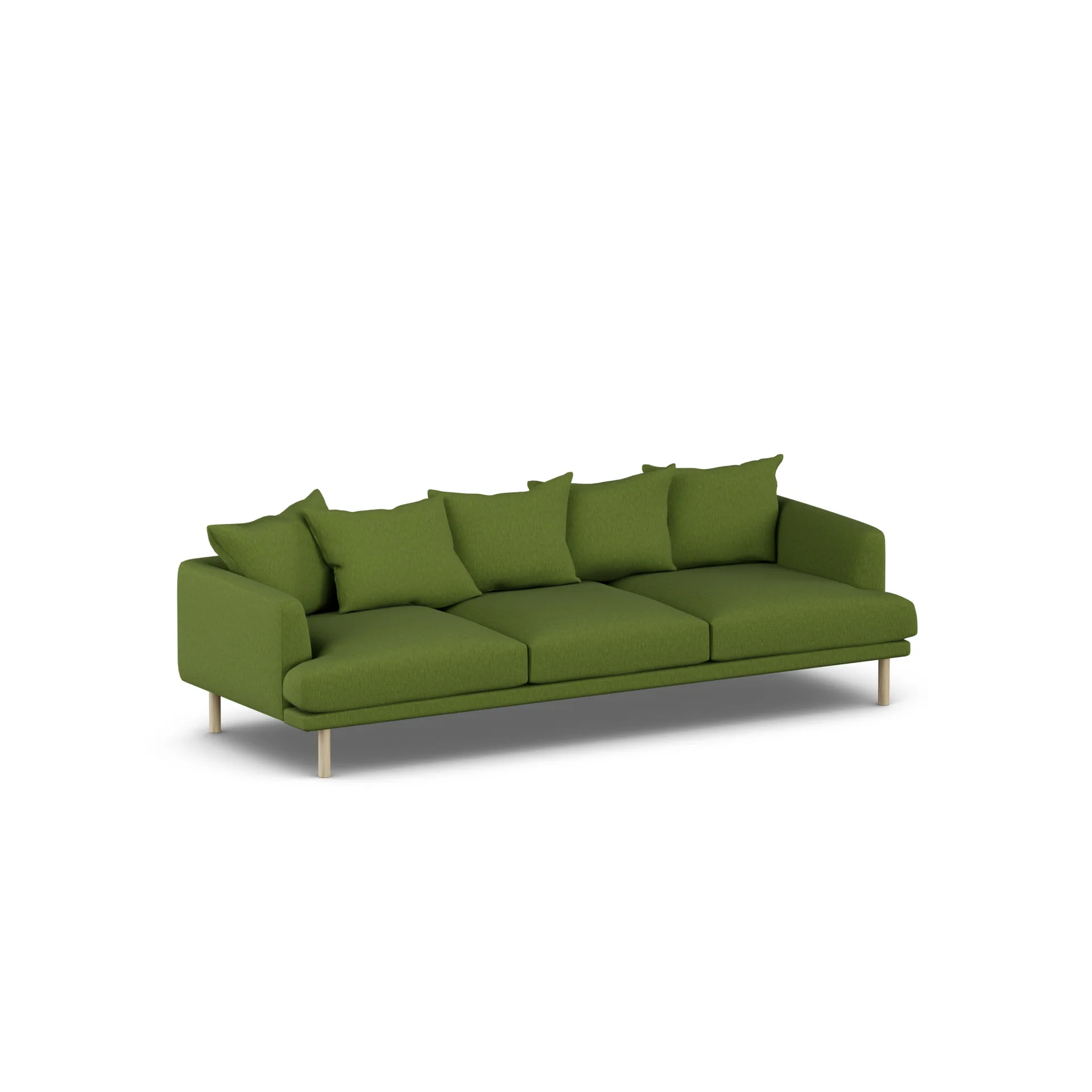 Sjövik Sofa, Luiza Green 3975-Eiche weiß geölt, 3,5-sitzig 1898