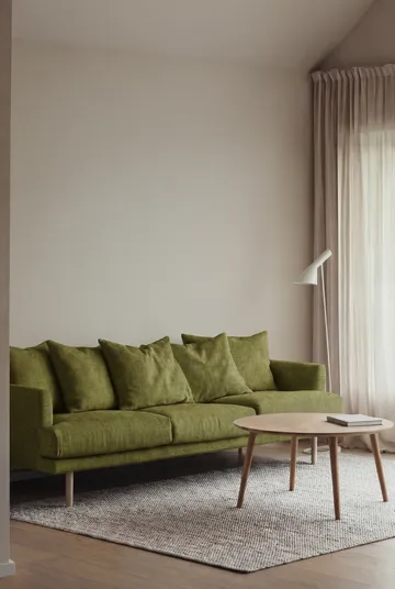 Sjövik Sofa - Luiza Green 3975-Eiche weiß geölt, 3,5-sitzig - 1898