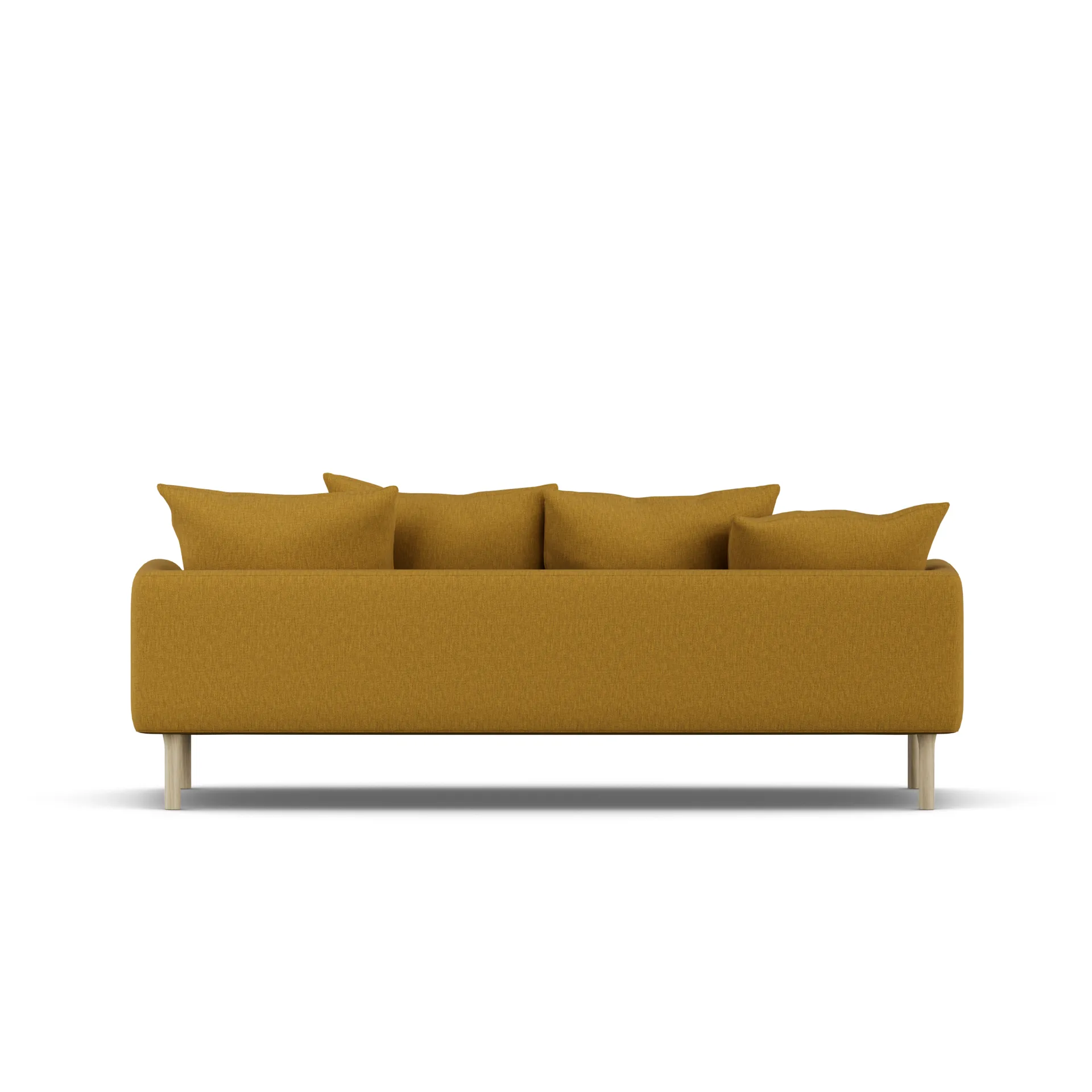 Sjövik Sofa, Luiza Mustard 3972-Eiche weiß geölt, 3-sitzig 1898