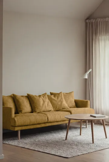 Sjövik Sofa - Luiza Mustard 3972-Eiche weiß geölt, 3,5-sitzig - 1898