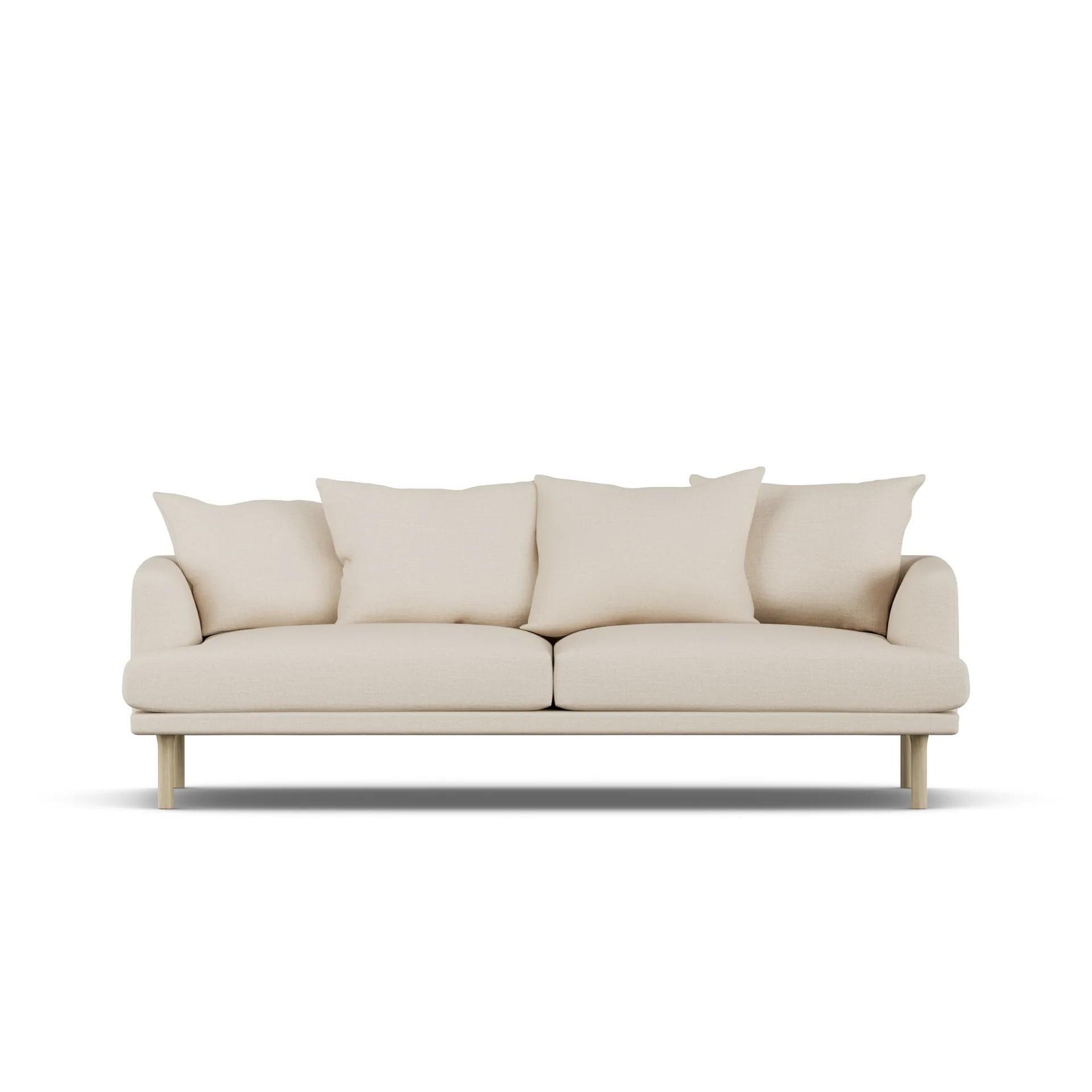 Sjövik Sofa, Same Beige 6670-Eiche weiß geölt, 3-sitzig 1898
