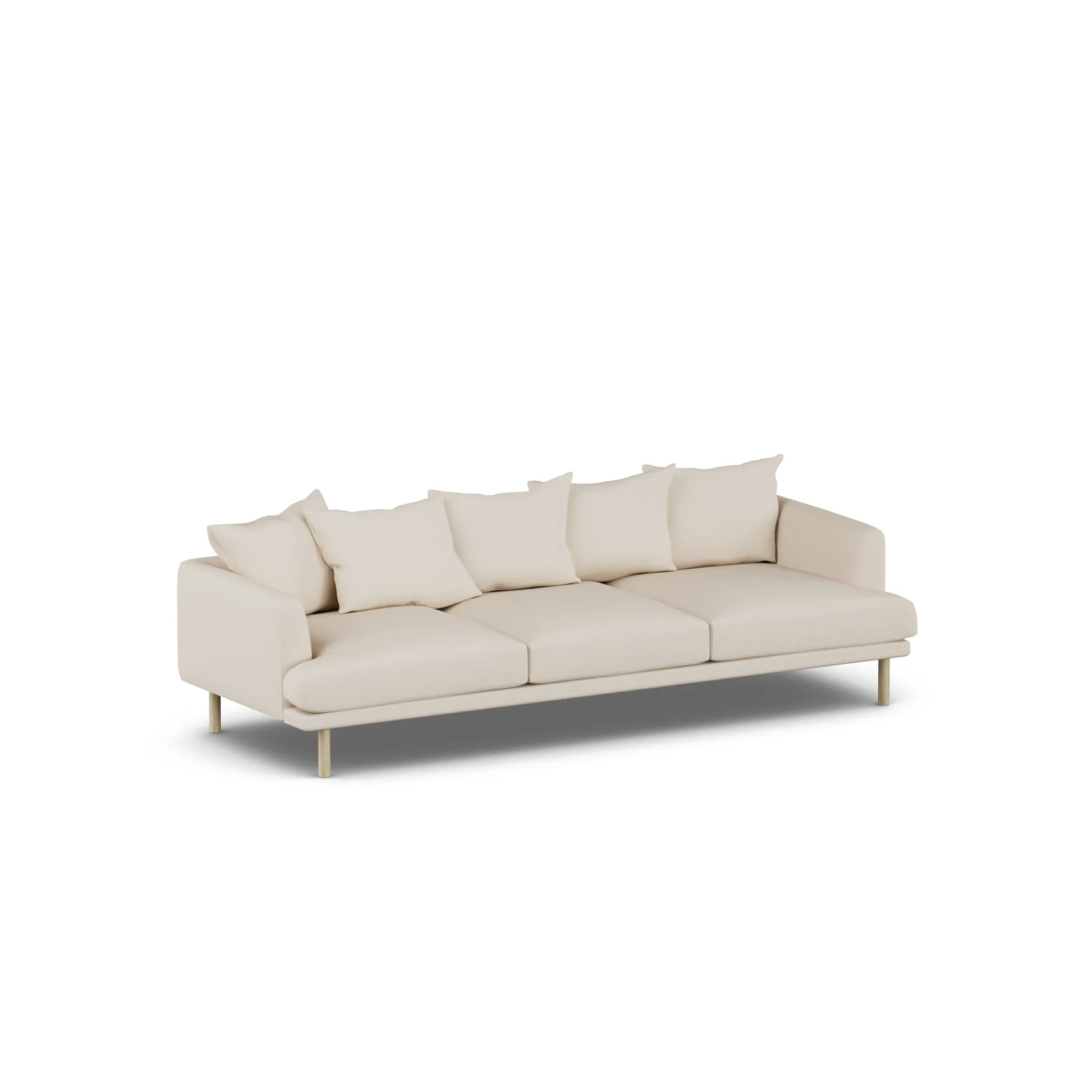 Sjövik Sofa, Same Beige 6670-Eiche weiß geölt, 3,5-sitzig 1898