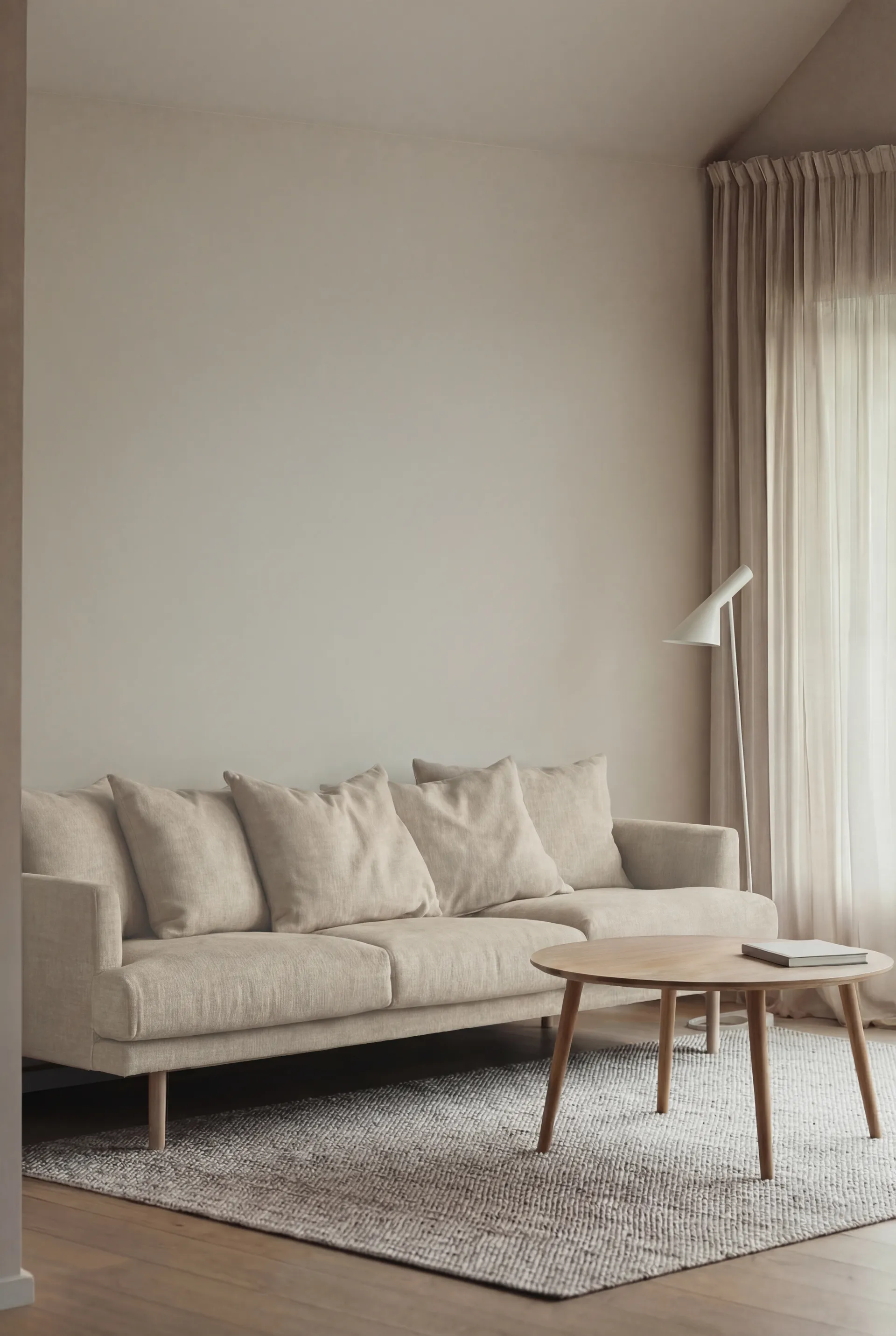 Sjövik Sofa, Same Beige 6670-Eiche weiß geölt, 3,5-sitzig 1898