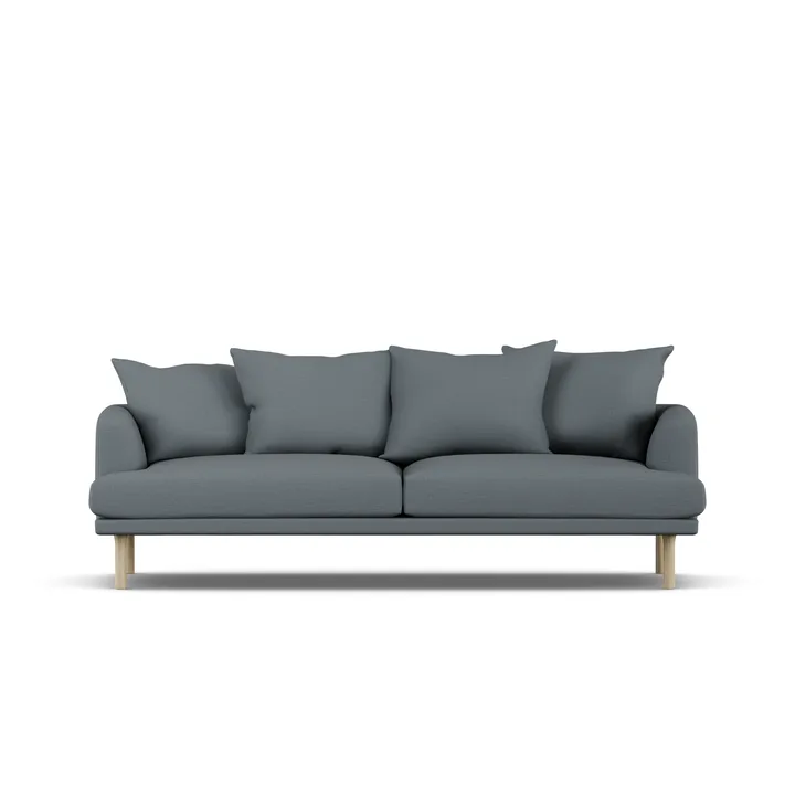 Sjövik Sofa - Same Blue 6678-Eiche weiß geölt, 3-sitzig - 1898