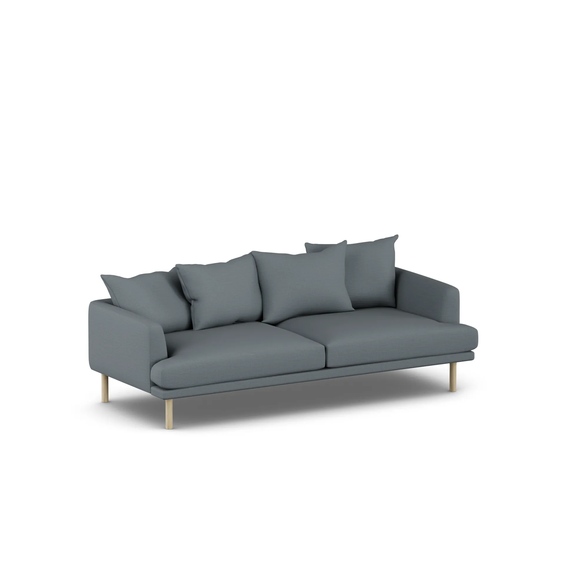 Sjövik Sofa, Same Blue 6678-Eiche weiß geölt, 3-sitzig 1898