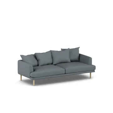 Sjövik Sofa - Same Blue 6678-Eiche weiß geölt, 3-sitzig - 1898