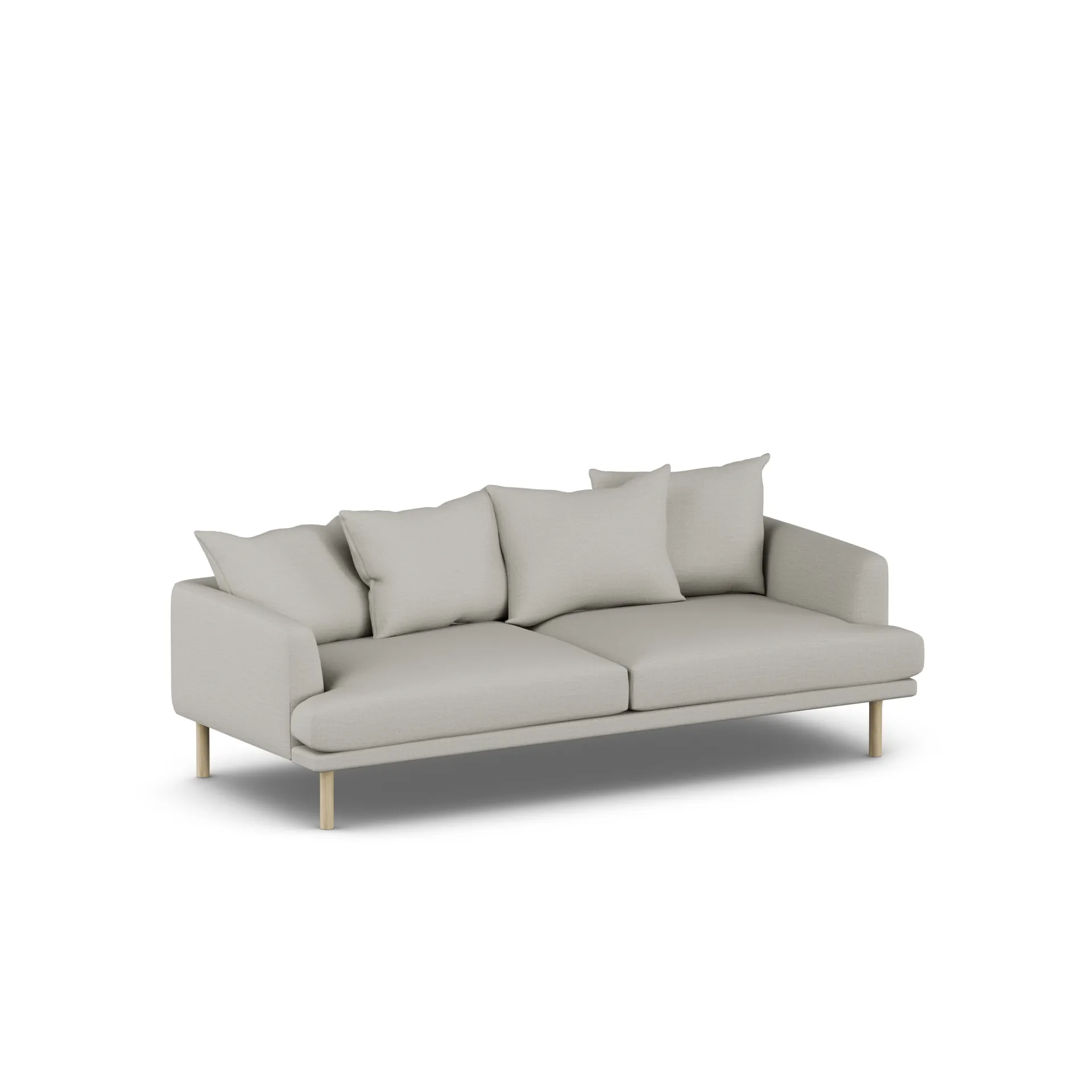 Sjövik Sofa, Same Grey 6673-Eiche weiß geölt, 3-sitzig 1898