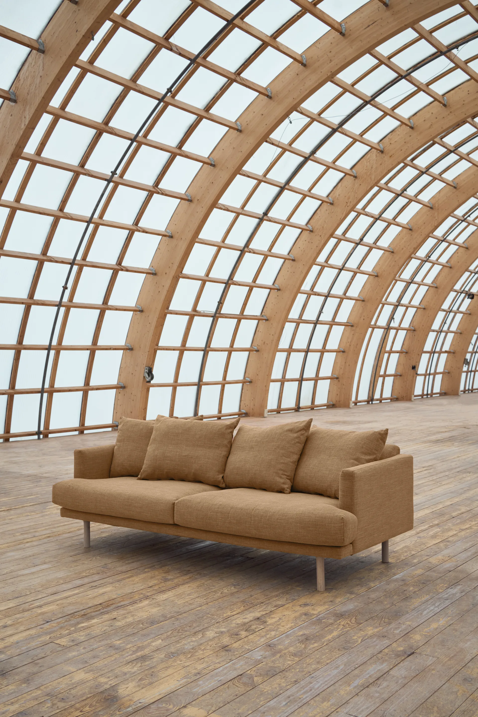 Sjövik Sofa, Same Ochre 6676-Eiche weiß geölt, 3-sitzig 1898