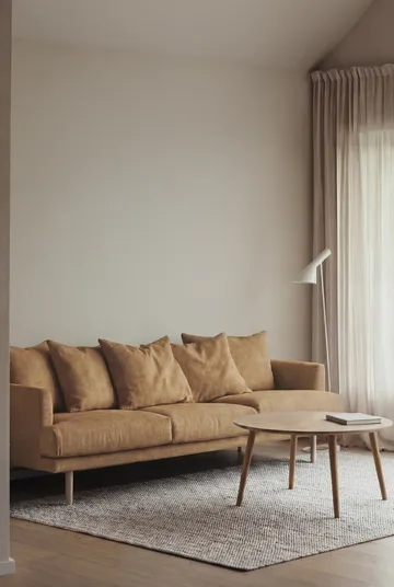 Sjövik Sofa - Same Ochre 6676-Eiche weiß geölt, 3,5-sitzig - 1898