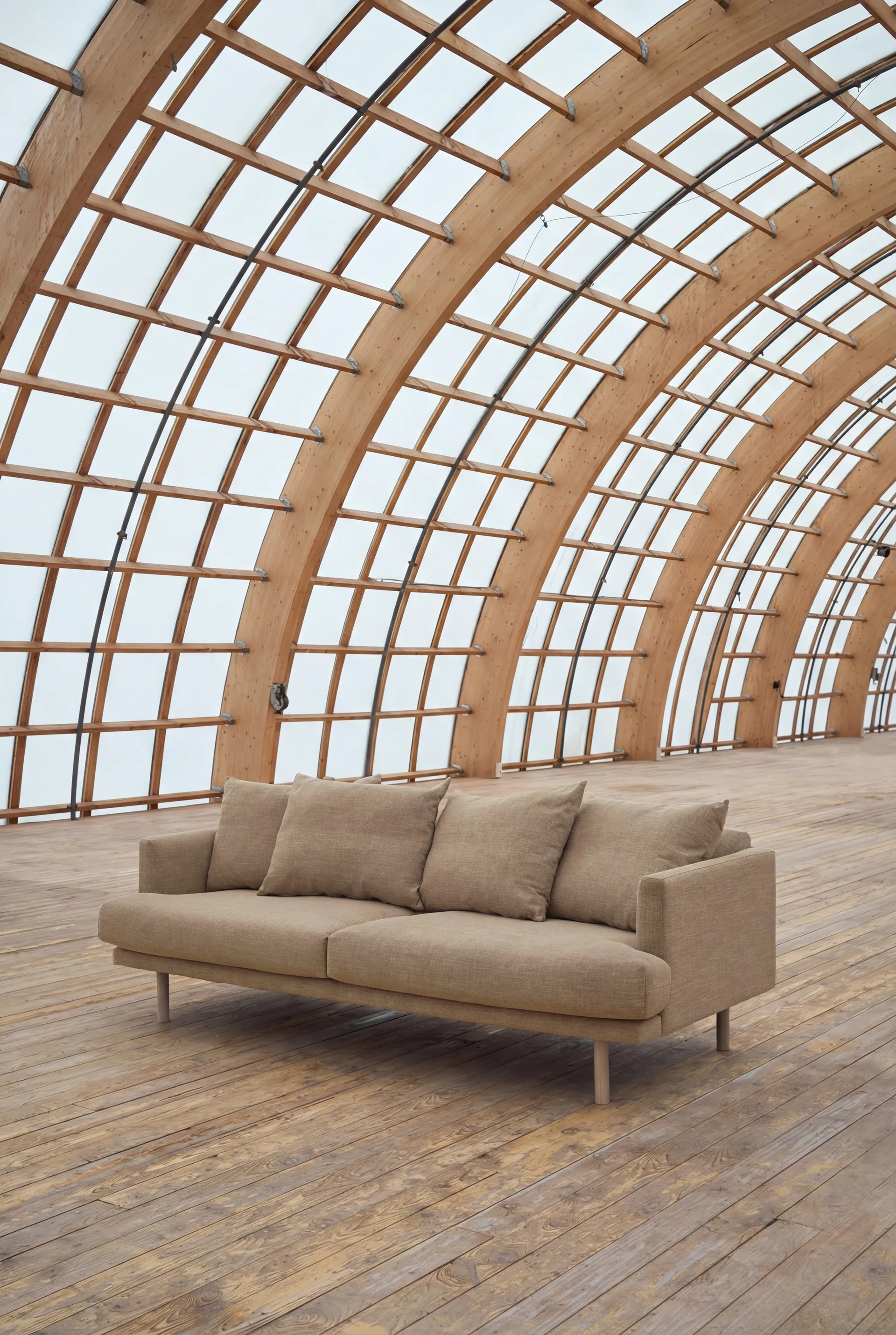 Sjövik Sofa, Same Sand 6672-Eiche weiß geölt, 3-sitzig 1898