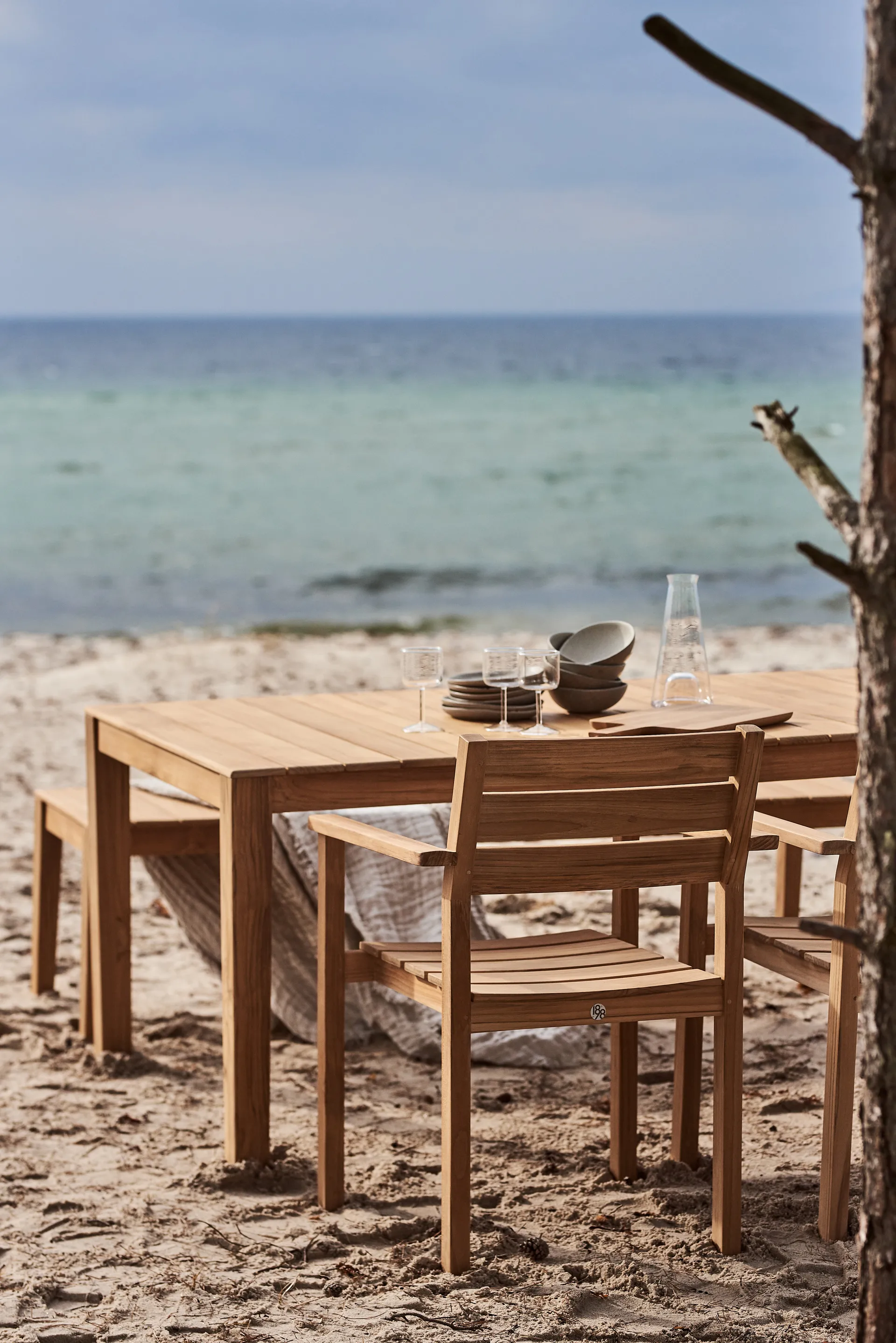 Sköndak Esszimmerstuhl-Set mit 6 Stühlen Teakholz 1898
