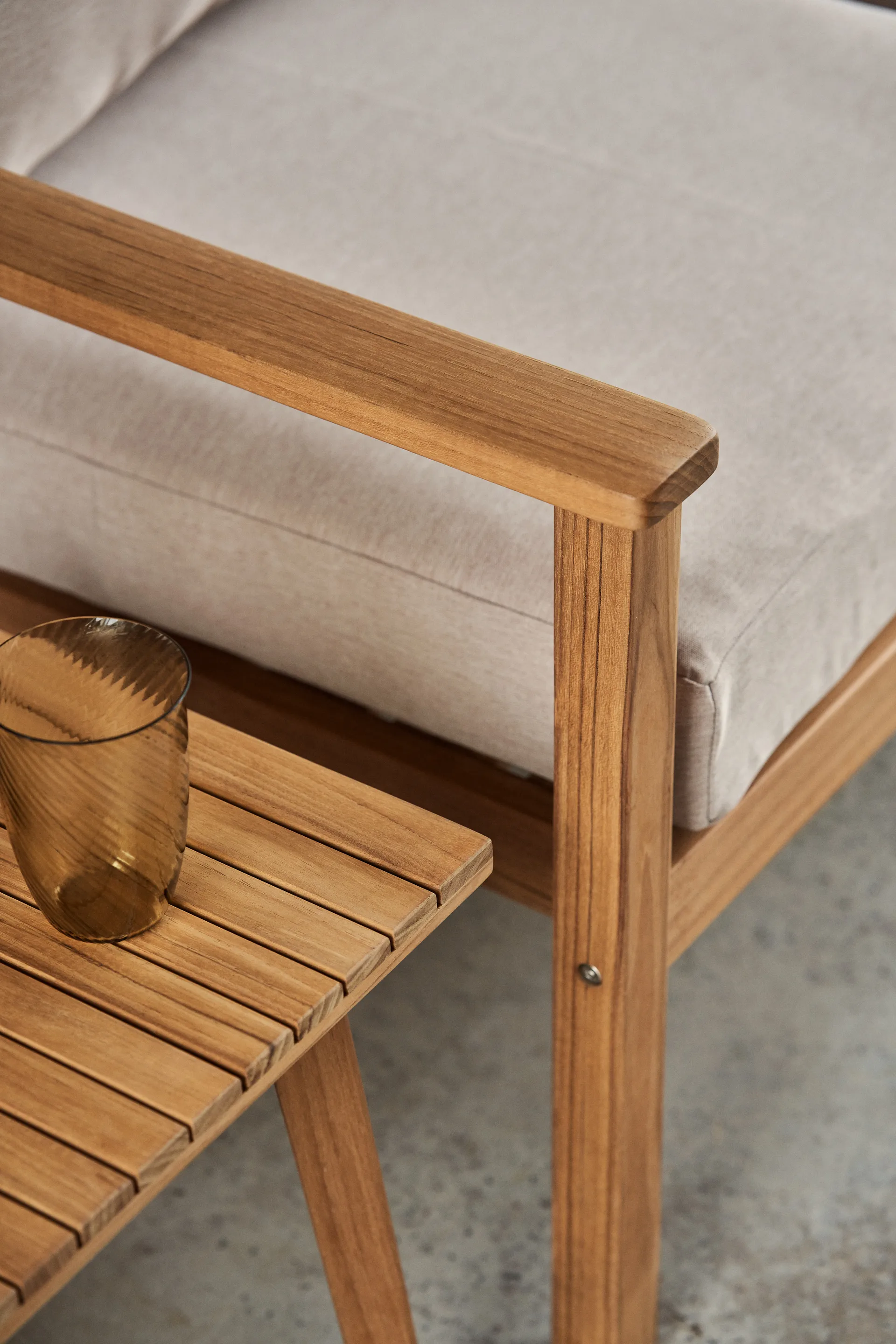 Sköndal Beistelltisch Teak, 35 x 35 x 40cm 1898