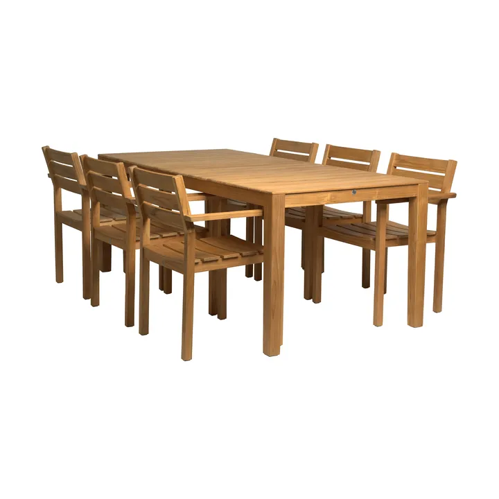 Sköndal Esszimmerstuhl-Set mit 6 Stühlen Teakholz - 1898