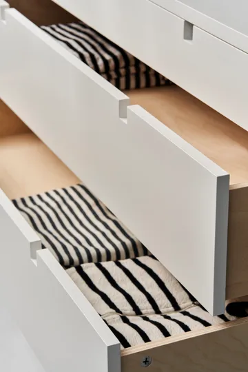 Square Kommode 5 Schubladen - Weiß - 1898