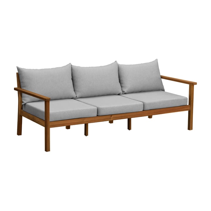 Stockaryd 3-Sitzer Sofa teak - Hellgrau - 1898