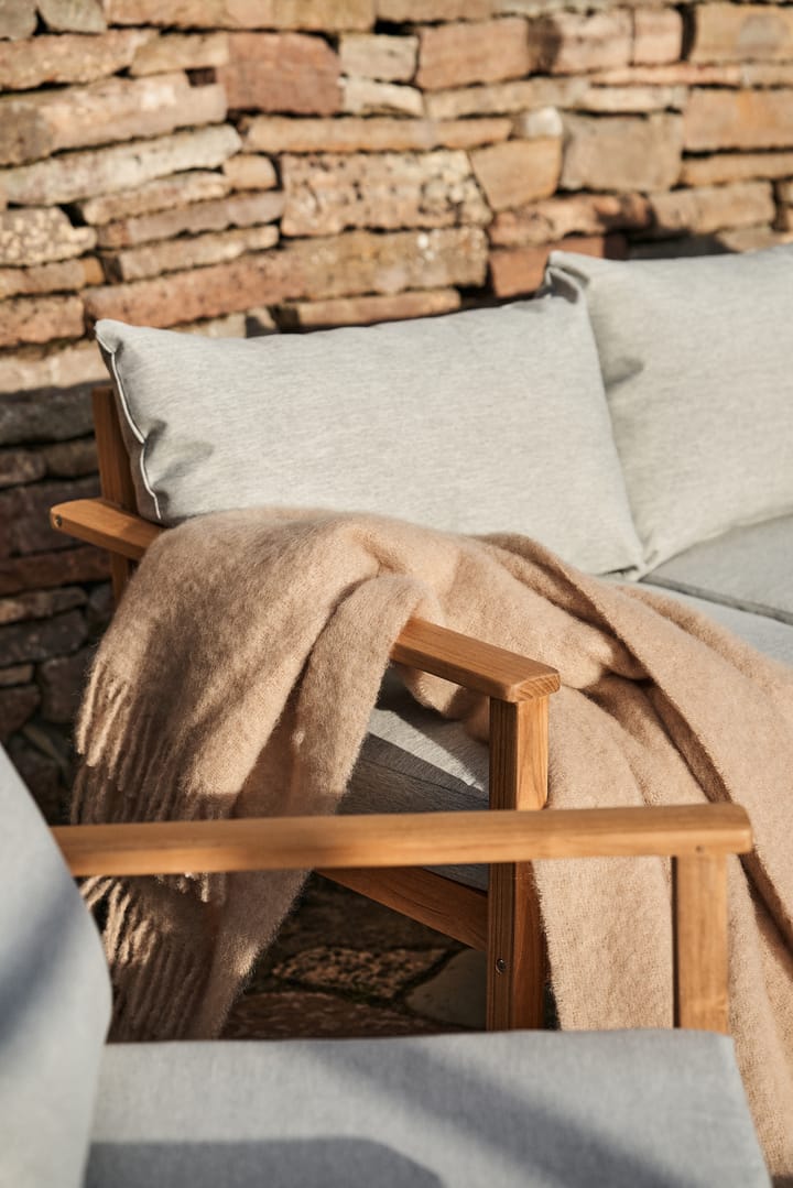 Stockaryd 3-Sitzer Sofa teak - Hellgrau - 1898