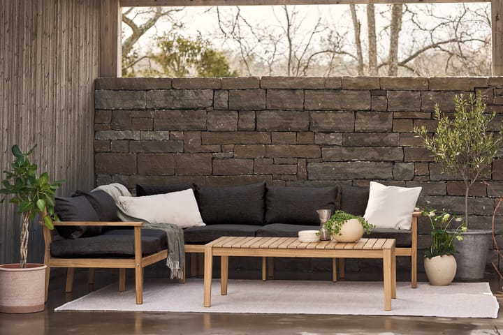 Stockaryd Ecksofa Teak-Dunkelgrau - undefined - 1898