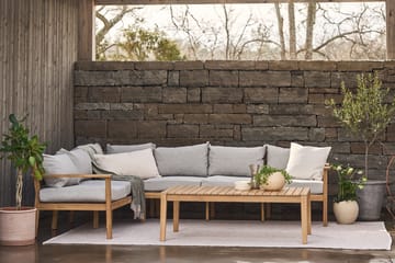 Stockaryd Ecksofa Teak-Hellgrau - undefined - 1898