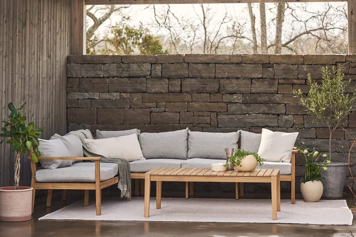 Stockaryd Ecksofa Teak-Hellgrau - undefined - 1898