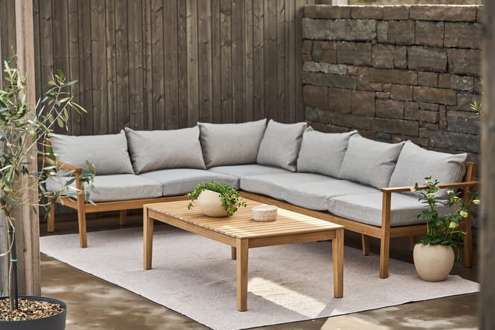 Stockaryd Ecksofa Teak-Hellgrau - undefined - 1898