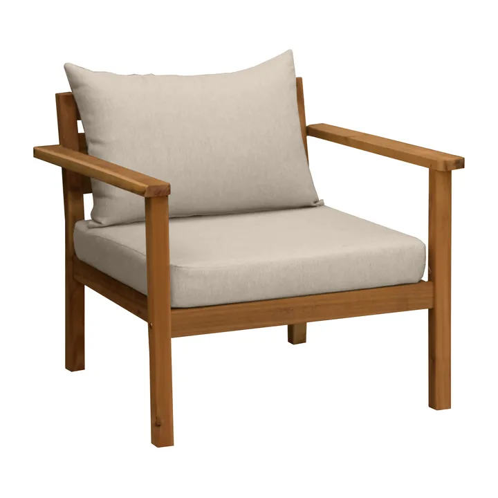 Stockaryd Lounge-Sessel Teak/Beige - 1898