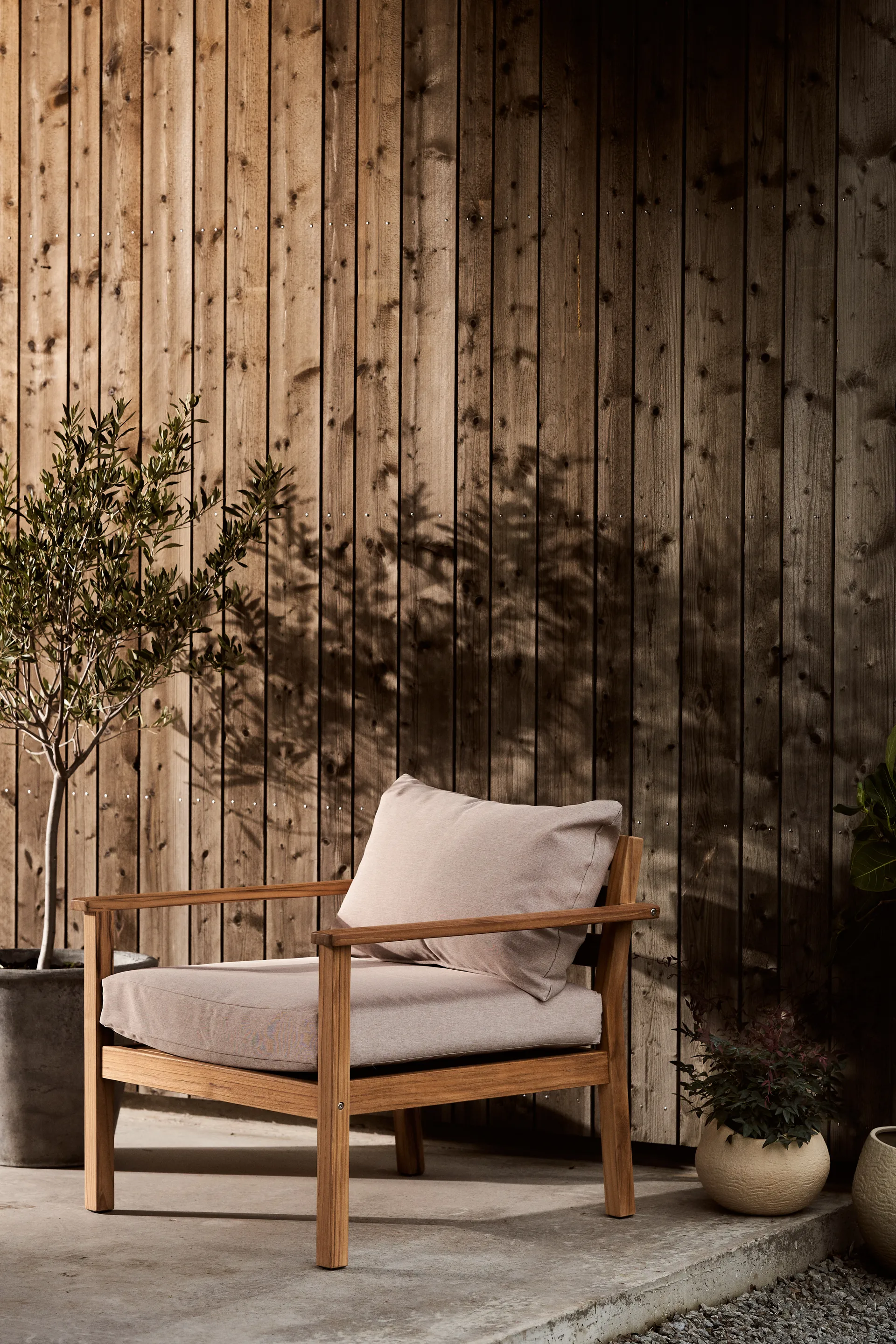 Stockaryd Lounge-Sessel Teak/Beige,  1898