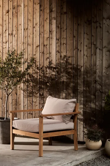 Stockaryd Lounge-Sessel Teak/Beige - 1898