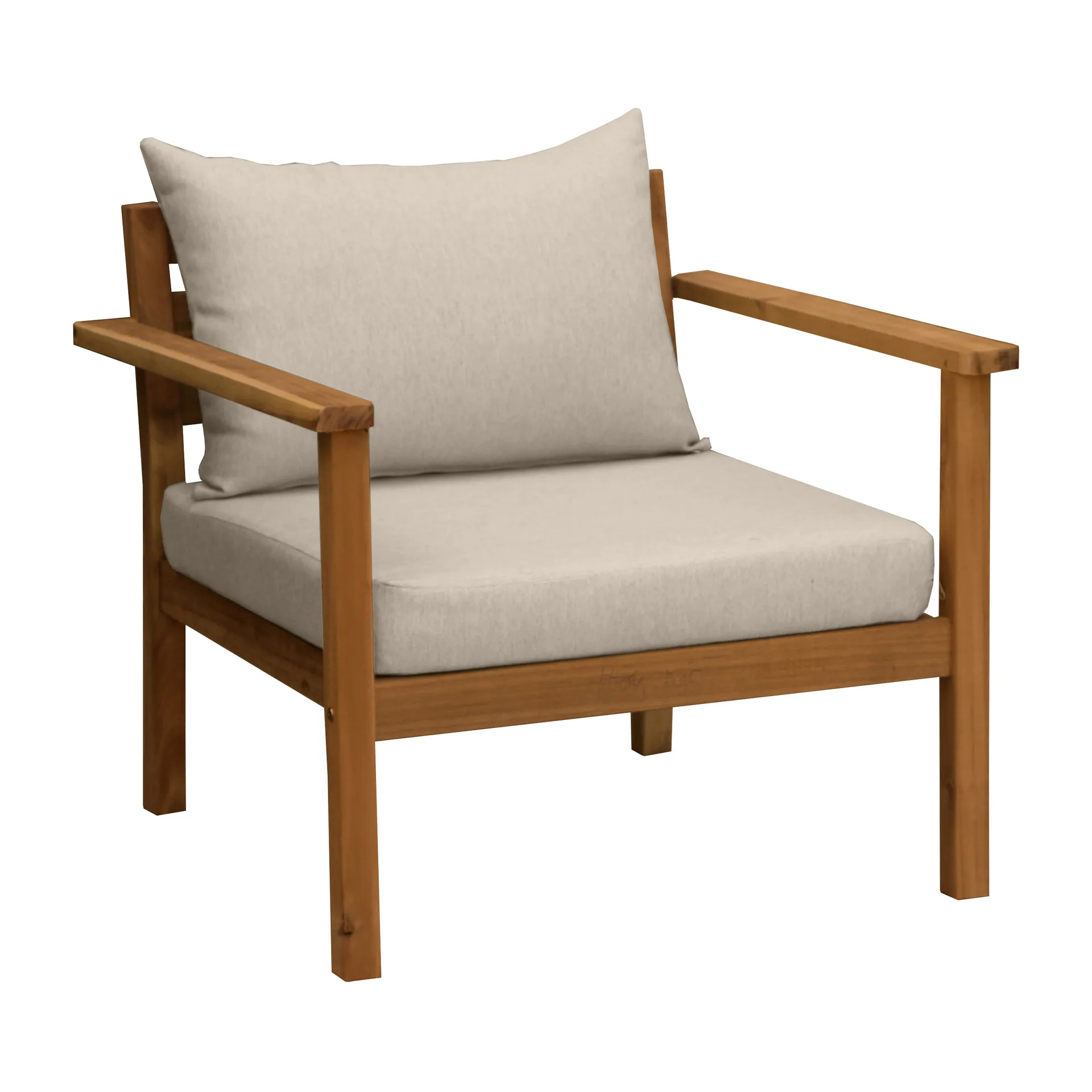 Stockaryd Lounge-Sessel Teak/Beige 1898