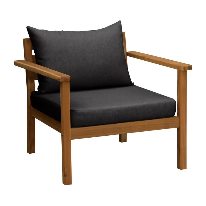 Stockaryd Lounge-Sessel Teak/Dark Grey - 1898