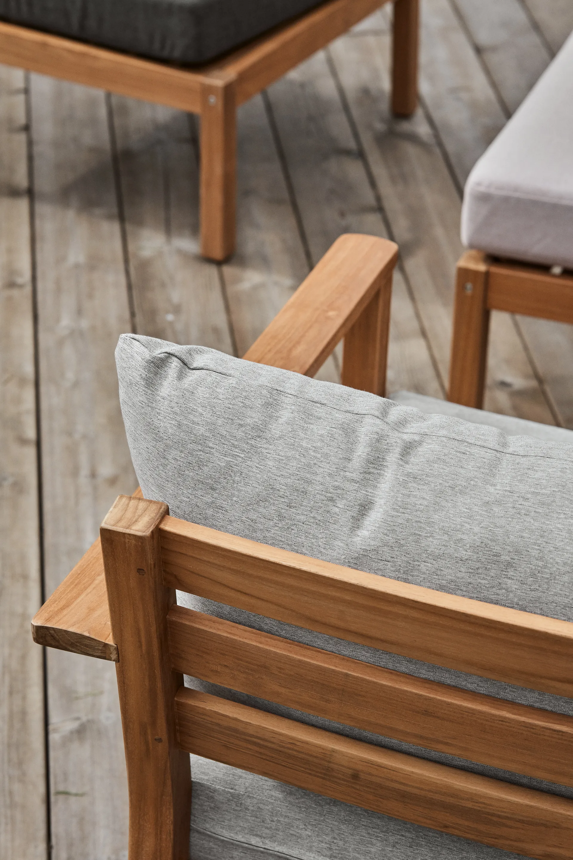 Stockaryd Lounge-Sessel Teak/Light Grey,  1898