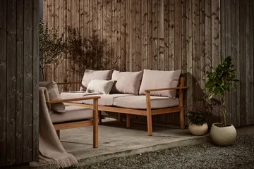 Stockaryd Sofa 3-Sitzer Teak/Beige - 1898