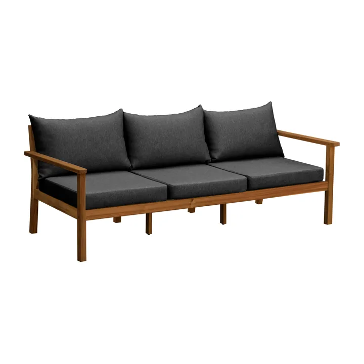 Stockaryd Sofa 3-Sitzer Teak/Dark Grey - 1898