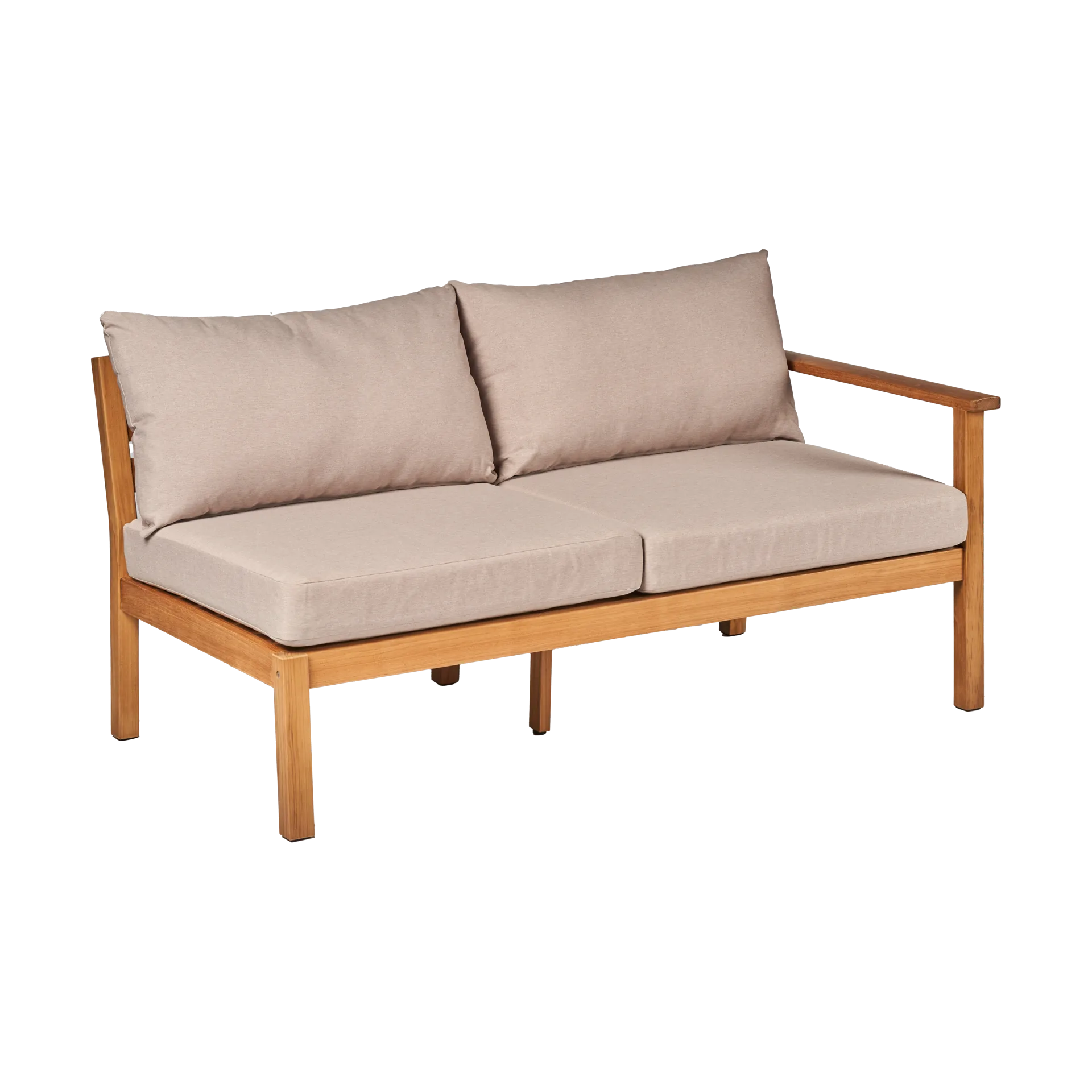Stockaryd Sofa-Modul 2-Sitzer links teak/beige 1898