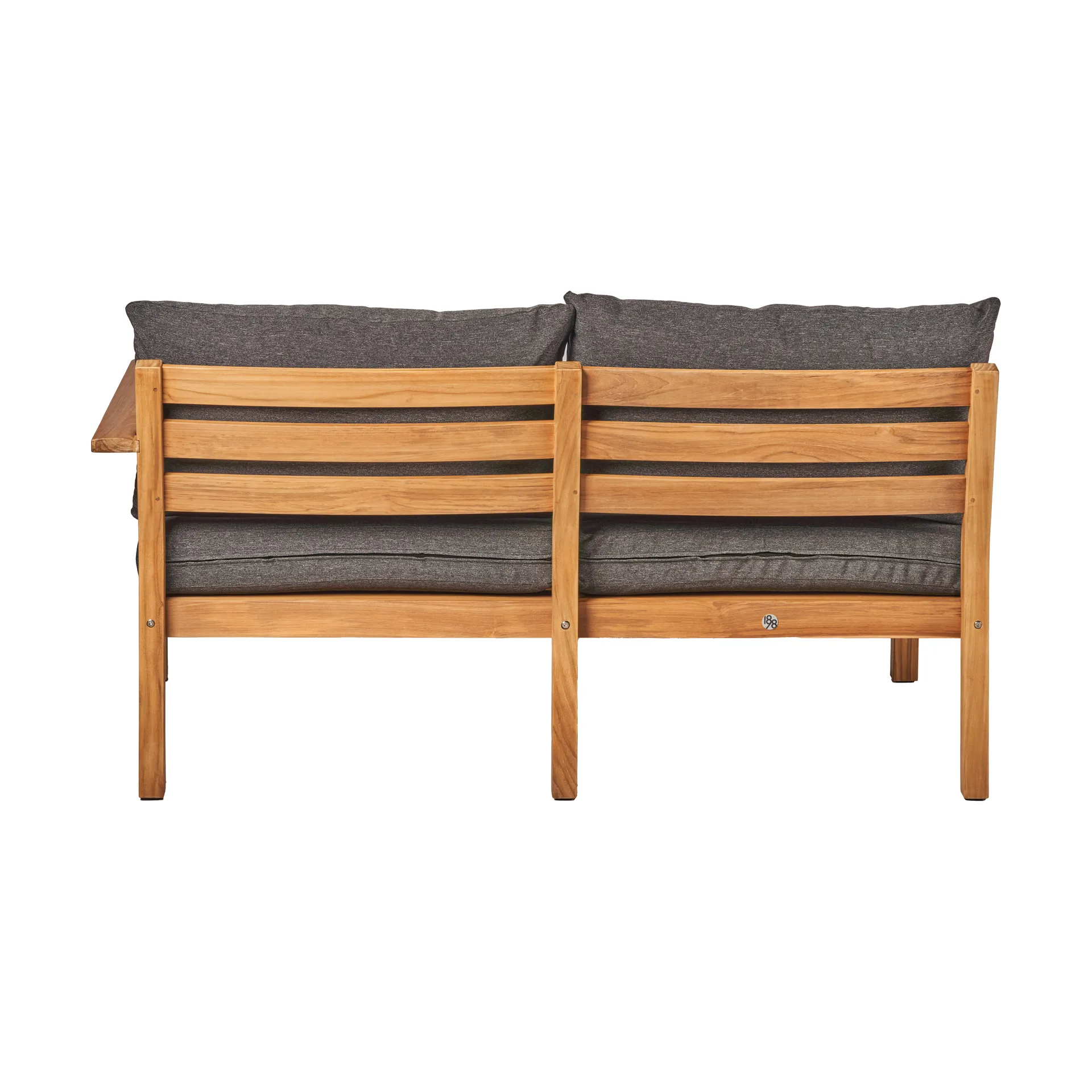 Stockaryd Sofa-Modul 2-Sitzer links teak/dark grey,  1898