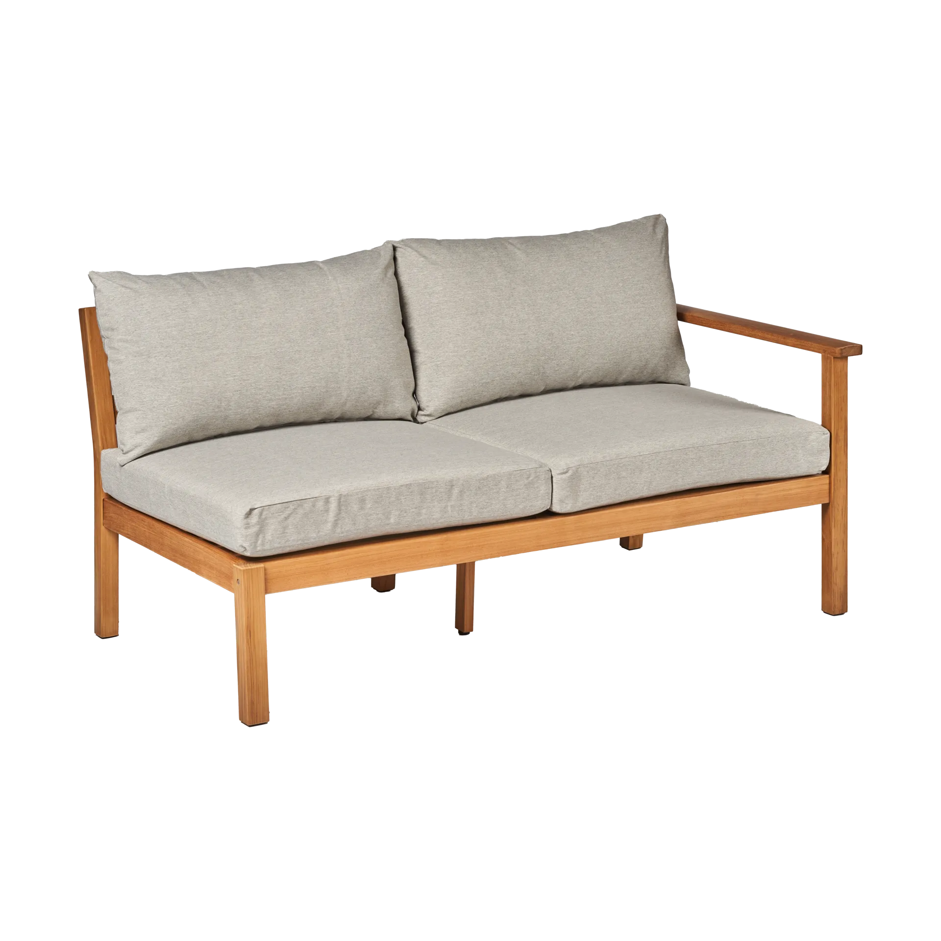 Stockaryd Sofa-Modul 2-Sitzer links teak/light grey 1898
