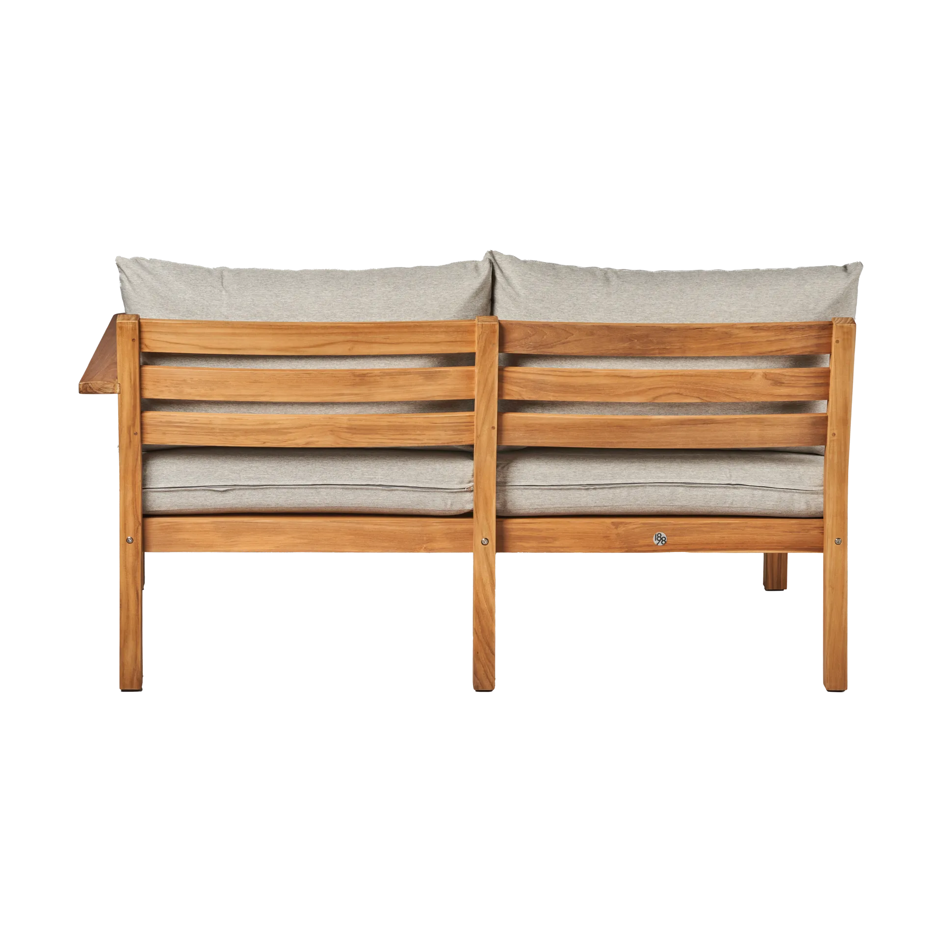 Stockaryd Sofa-Modul 2-Sitzer links teak/light grey 1898