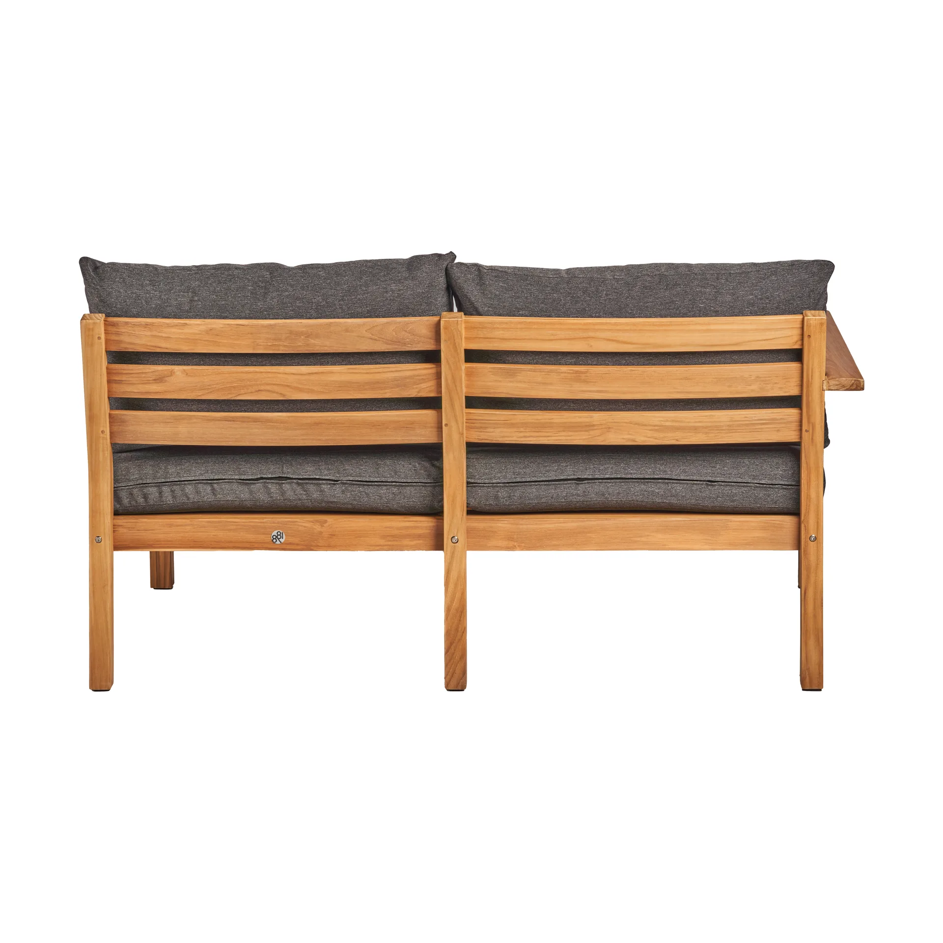 Stockaryd Sofa-Modul 2-Sitzer rechts teak/dark grey,  1898