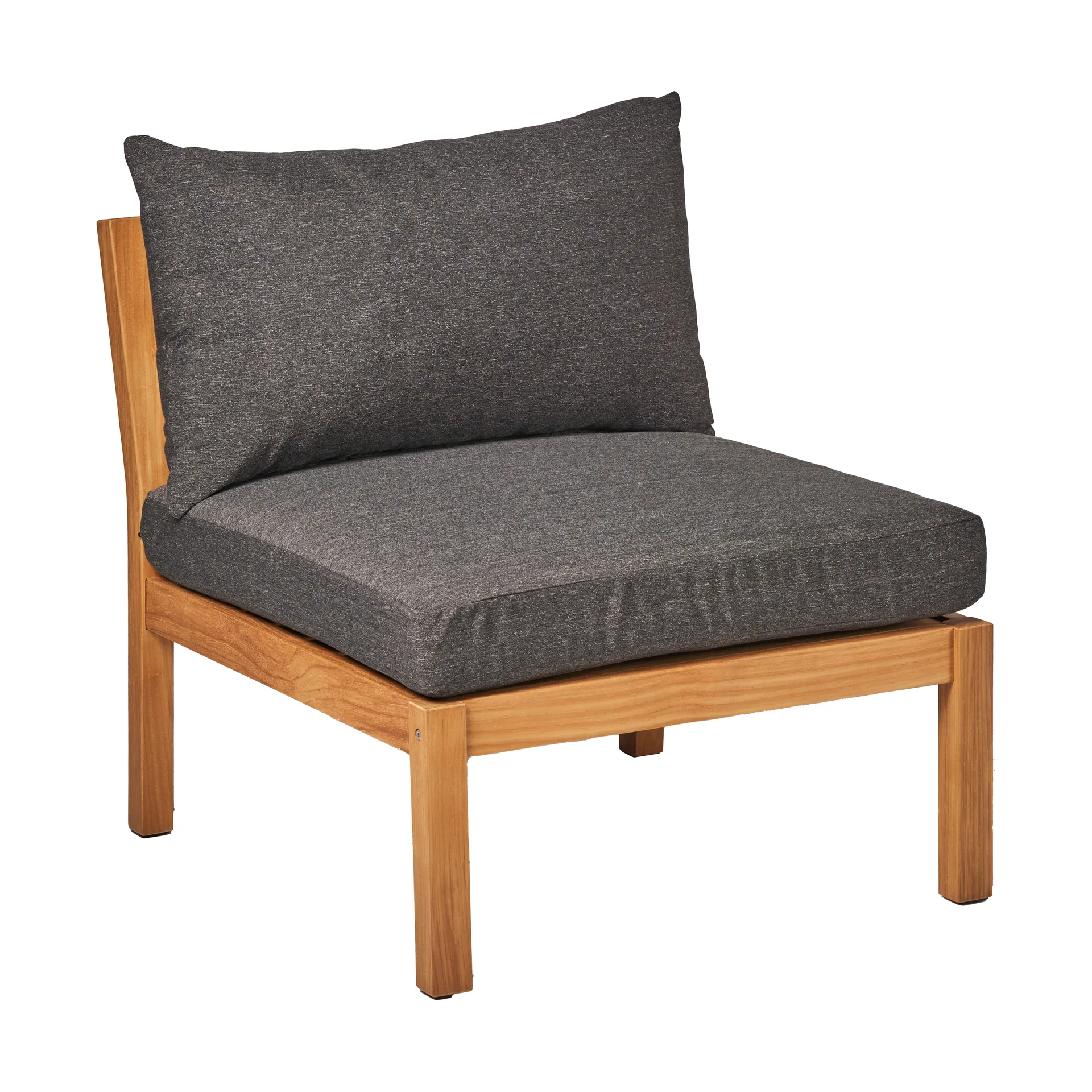 Stockaryd Sofa-Modul Mittelteil teak/dark grey 1898