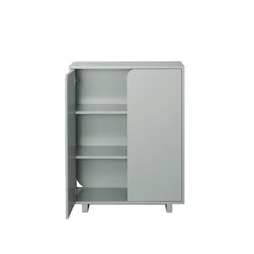 Vidja Schrank niedrig - Grau lackiert - 1898