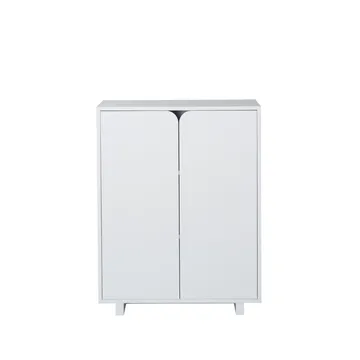 Vidja Schrank niedrig - Weiß lackiert - 1898