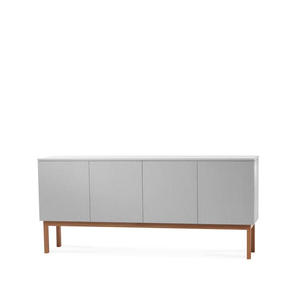 Beam Sideboard, Hellgrau, Eichengestell geölt A2