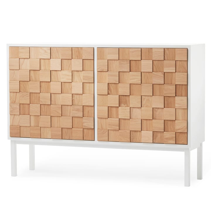 Collect 2016 Schrank niedrig - Weißgeölte Eiche-weiß - A2