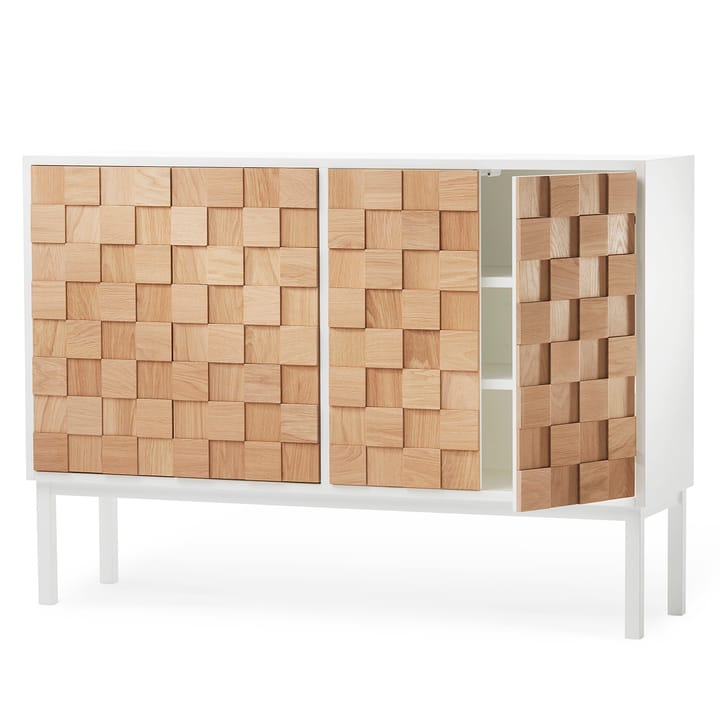 Collect 2016 Schrank niedrig - Weißgeölte Eiche-weiß - A2
