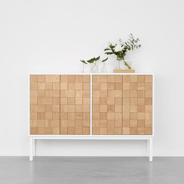 Collect 2016 Schrank niedrig - Weißgeölte Eiche-weiß - A2