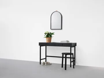 Mind Schreibtisch - Schwarz gebeizte Eiche, 118x74x44 cm - A2