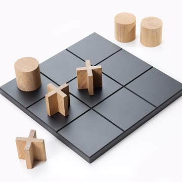 Play Spiel - Schwarz- Spielsteine ​​aus weiß geölter Eiche - A2