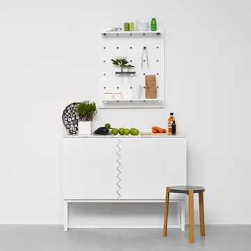 Story Topplatte - Marmor weiß - A2